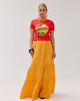 HARPER & YVE T-SHIRT TACOTEQUILA POPPY RED