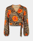 HARPER & YVE BLOUSE FLORA LEXIE LEOPARD BLOOM