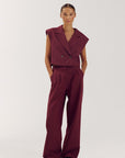 HARPER & YVE PANTS SADIE-PA TIPSY RED