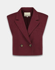 HARPER & YVE GILET ESMEE-GI TIPSY RED