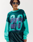 HARPER & YVE SWEATER RACE-SW DEEP TEAL