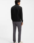 BOSS MEN PULLOVER KANOBIX-S HALF ZIP DARK BLUE