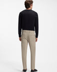 BOSS MEN PANTS H-KAITON1 SLIM FIT OPEN BEIGE