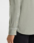 BOSS MEN OVERHEMD REGULAR FIT COTTON CORDUROY OPEN GREEN