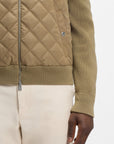 BOSS MEN JAS C-UBON JACKET WITH QUILTED FRONT KHAKI