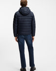 BOSS MEN JAS ODENNI WATER REPELLENT JACKET DARK BLUE
