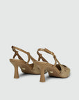 JOSH V SCHOENEN JINTHE SLINGBACKS MET GESPSLUITING MINK