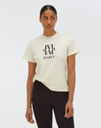 JOSH V T-SHIRT JV DORIE MONOGRAM OFF WHITE