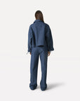 ANOTHER-LABEL PANTS LELA PRINT BLUE DENIM