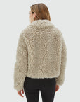 JOSH V JAS LISA BOXY FIT FLUFFY WARM GREY