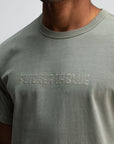 BUTCHER OF BLUE T-SHIRT ARMY CORP LOCK TEE GRANITE GREEN