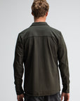 BUTCHER OF BLUE OVERSHIRT FINN POCKET JERSEY MOCHA BROWN
