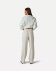 ANOTHER-LABEL PANTS MOORE NEW PLEATED SANDSHELL