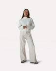 ANOTHER-LABEL PANTS MOORE NEW PLEATED SANDSHELL