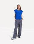 ANOTHER-LABEL PANTS MOORE PLEATED DARK GREY MELEE