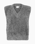 ANOTHER-LABEL SPENCER NOÉ KNITTED PULL S/L DARK GREY