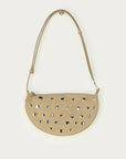 MY JEWELLERY TAS CROSSBODY WITH STUDS BEIGE