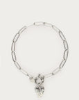 MY JEWELLERY SIERADEN ARMBAND GROOT HART EN IMITATIEPARELS ZILVER