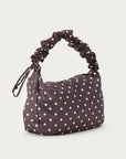 MY JEWELLERY TAS CROSSBODY BAG MET POLKADOT BROWN