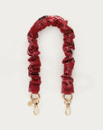 MY JEWELLERY SIERADEN TELEFOONKOORD BURGUNDY MET RUFFLE DONKERROOD