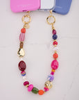 MY JEWELLERY TELEFOONKOORD CHUNKY PEARLS MULTICOLOR