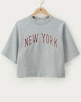 MY JEWELLERY SIERADEN T-SHIRT SWEATER 'NEW YORK' GRIJS