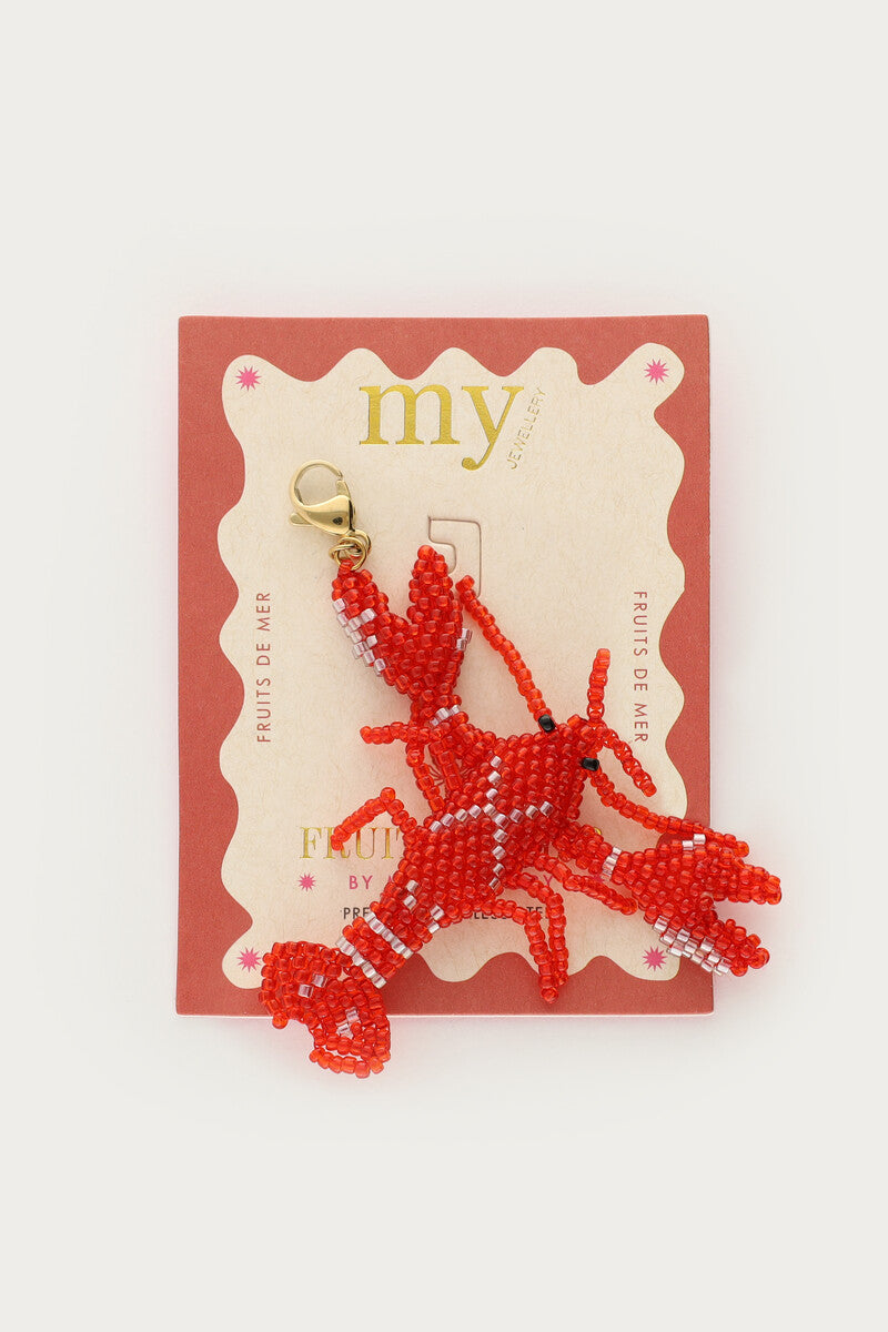 MY JEWELLERY SIERADEN BEDEL MER RODE KREEFT ROOD
