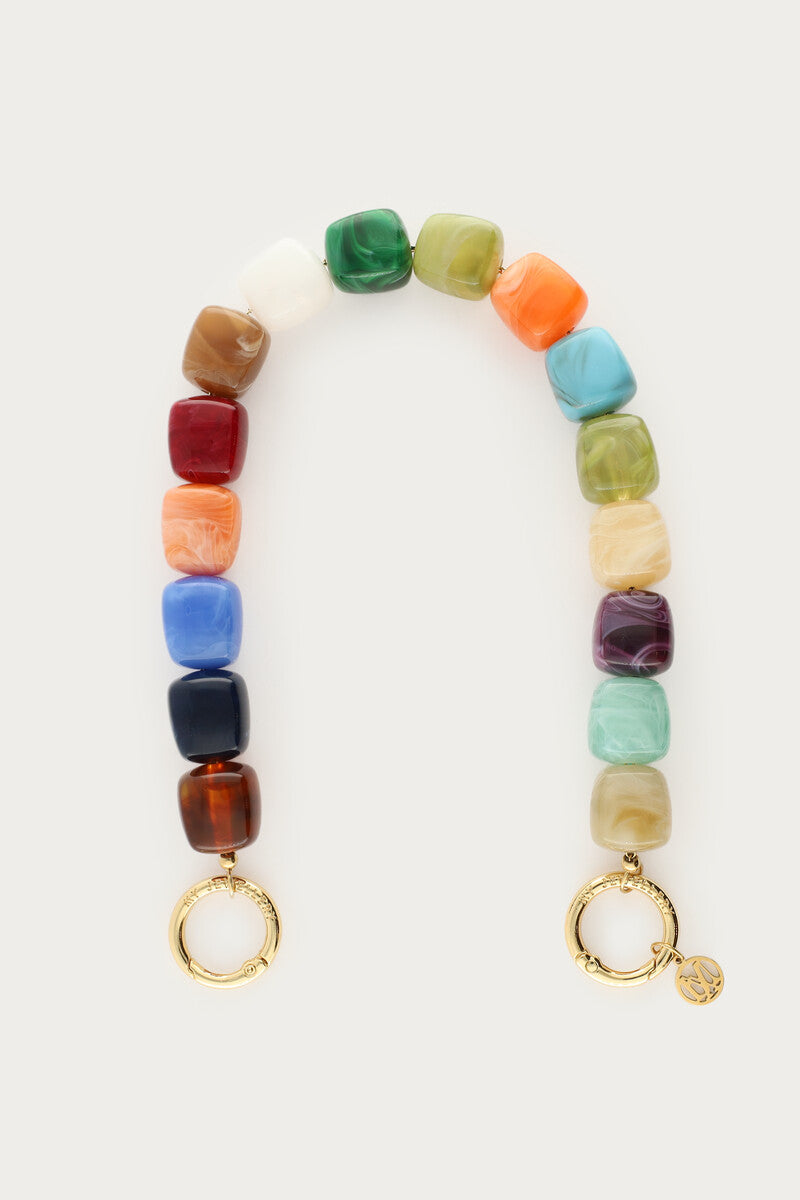 MY JEWELLERY TELEFOONKOORD STATEMENT PEARLS MULTICOLOR