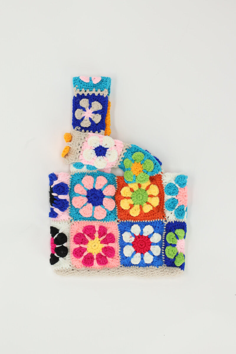 MY JEWELLERY SIERADEN TAS CROCHET HANDTAS MULTICOLOR