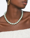 MY JEWELLERY SIERADEN KETTING PAREL GLAS LICHTGROEN