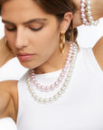 MY JEWELLERY SIERADEN KETTING PAREL GLAS WIT