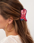 MY JEWELLERY SIERADEN HAARCLIP COWBOY BOOT ROZE