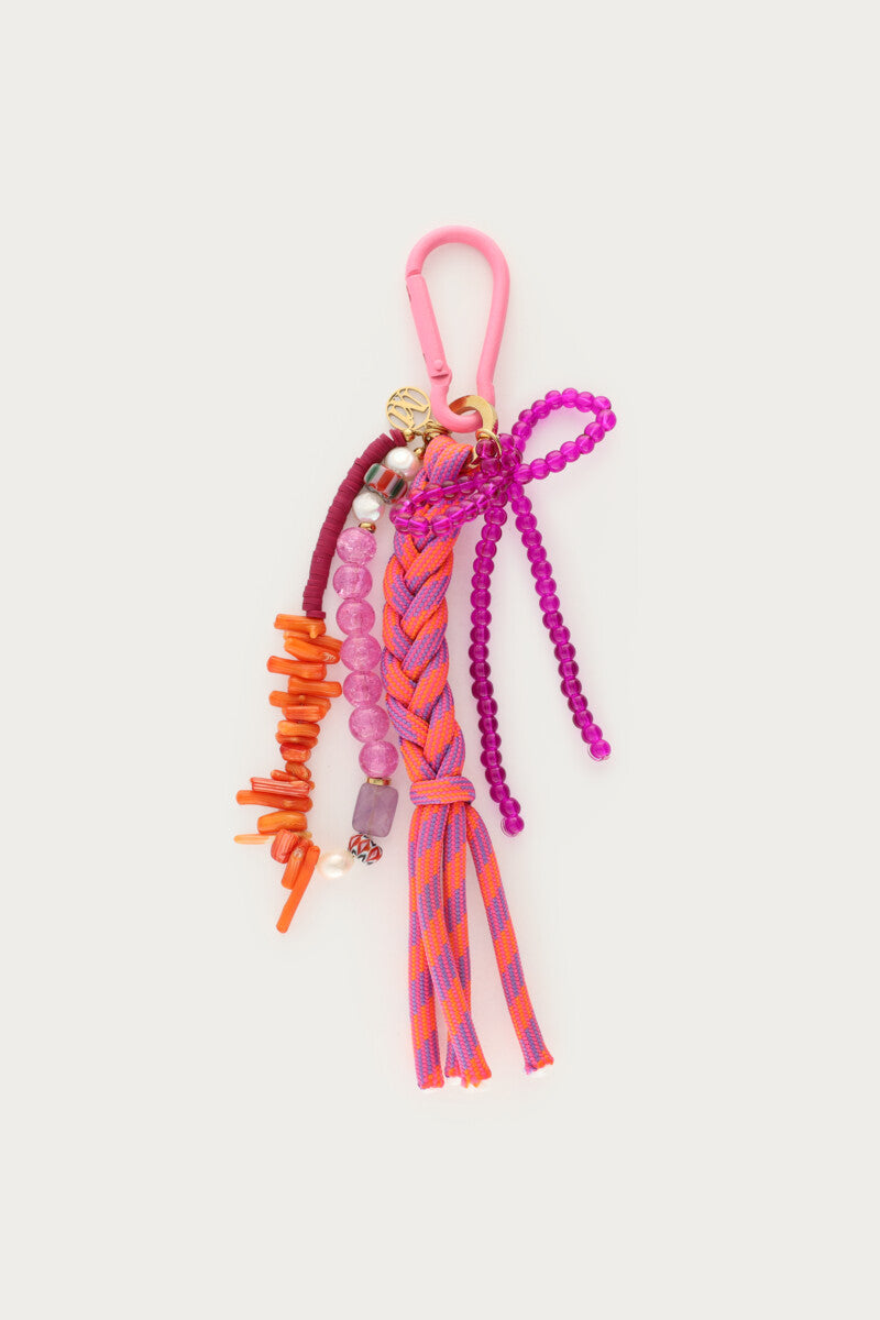 MY JEWELLERY SIERADEN BAG CHARM MET KRALEN ROZE