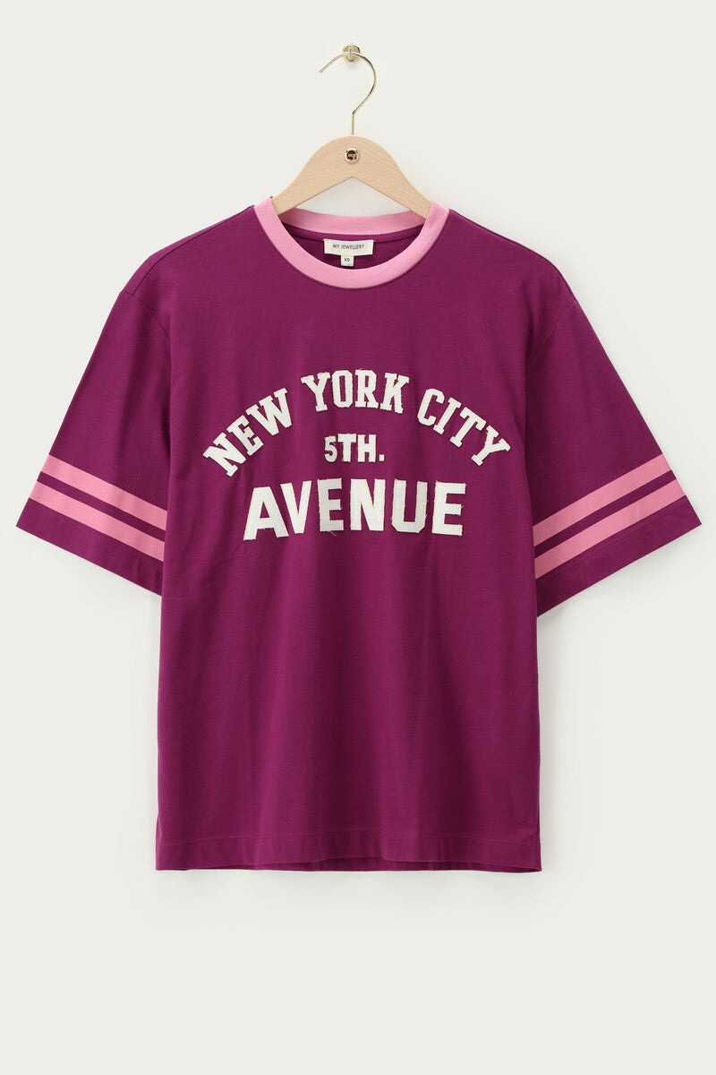 MY JEWELLERY SIERADEN T-SHIRT '5TH AVENUE' PAARS