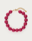 MY JEWELLERY SIERADEN ARMBAND KRALEN STATEMENT FUCHSIA