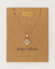 MY JEWELLERY SIERADEN KETTING VINTAGE TRANSPARANTE STRASS GOUD