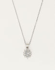 MY JEWELLERY SIERADEN KETTING VINTAGE MET TRANSPARANTE STRASS ZILVER