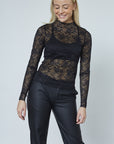 SISTERS POINT TOP EDANA-LS BLACK