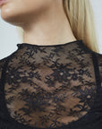 SISTERS POINT TOP EDANA-LS BLACK