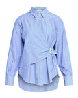 SISTERS POINT BLOUSE ETAPA-SH BLUE STRIPE