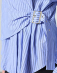 SISTERS POINT BLOUSE ETAPA-SH BLUE STRIPE