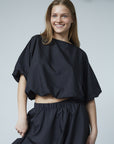 SISTERS POINT BLOUSE GUFO-TOP BLACK