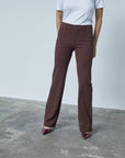 SISTERS POINT PANTS NEW GEORGE-7 DARK CHOCOLATE