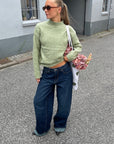 SISTERS POINT JEANS OLLIE-JE DARK BLUE WASH