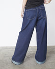 SISTERS POINT JEANS OLLIE-JE DARK BLUE WASH