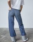 SISTERS POINT JEANS ONEA-TURNUP2 VINTAGE BLUE