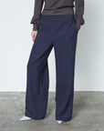SISTERS POINT PANTS VERINA-PA3 DARK BLUE