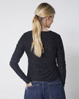 SISTERS POINT TOP VIEDA-LS BLACK