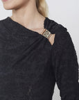 SISTERS POINT TOP VIEDA-LS BLACK