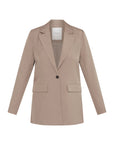 SISTERS POINT BLAZER VIKSA-BL DARK SAND MELANGE